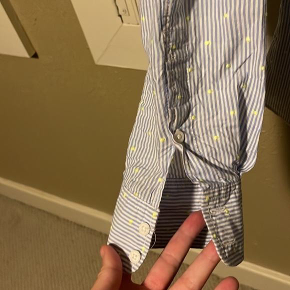 GAP striped chambray blouse - Picture 3 of 5